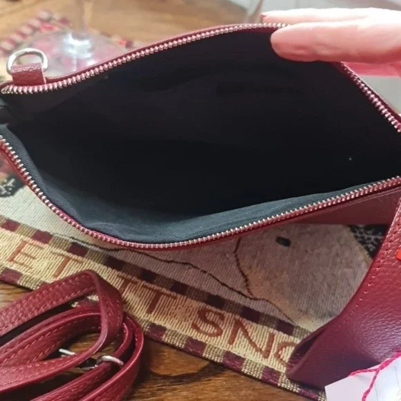 Genuine Red Clutch/Crossbody by TSD12 NWTs - Picture 8 of 11